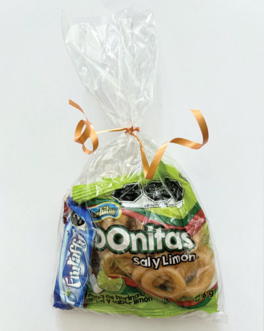 BOLSITA DE DULCES LISTON NARANJA NUM2