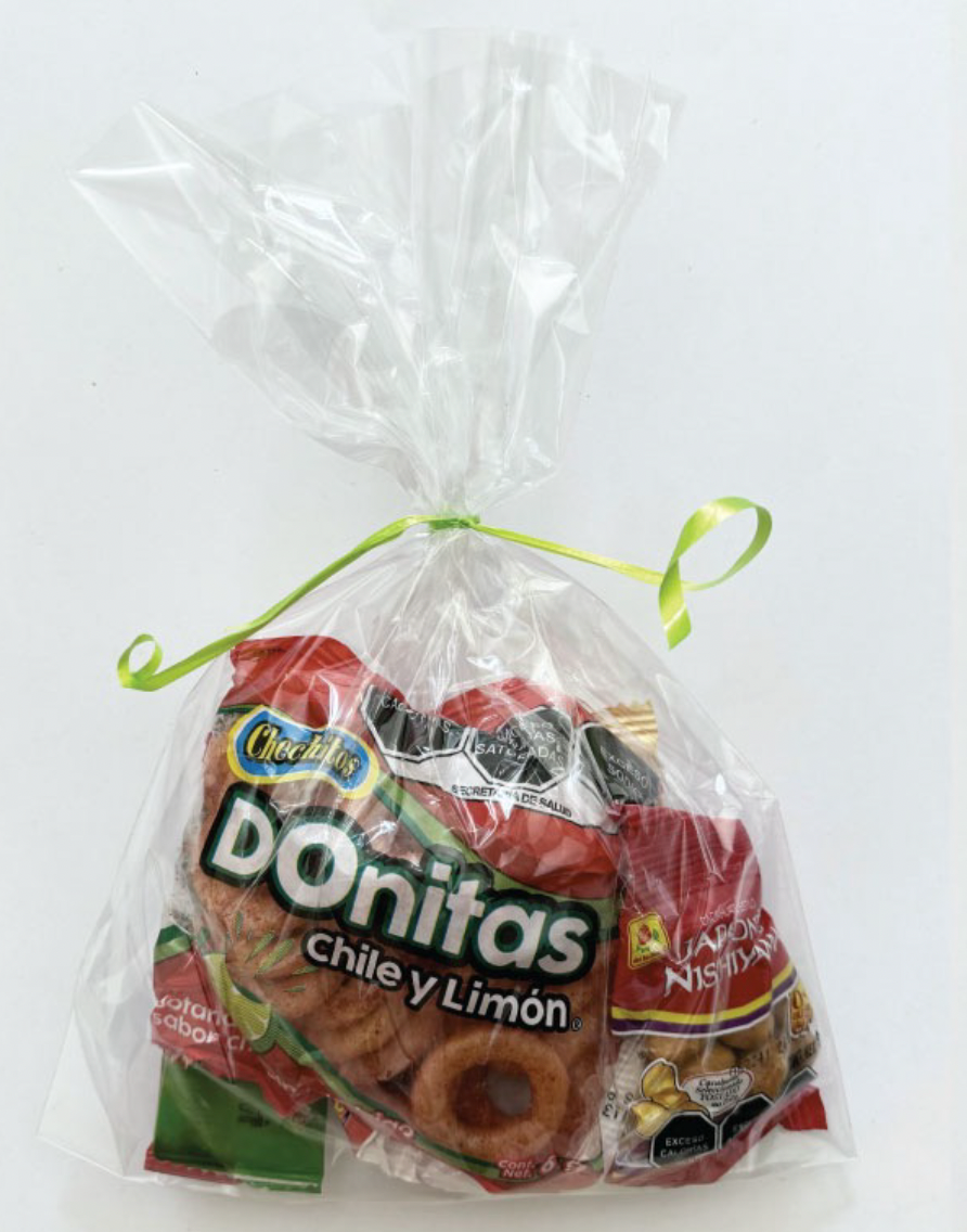 BOLSITA DE DULCES LISTON VERDE LIMON NUM6