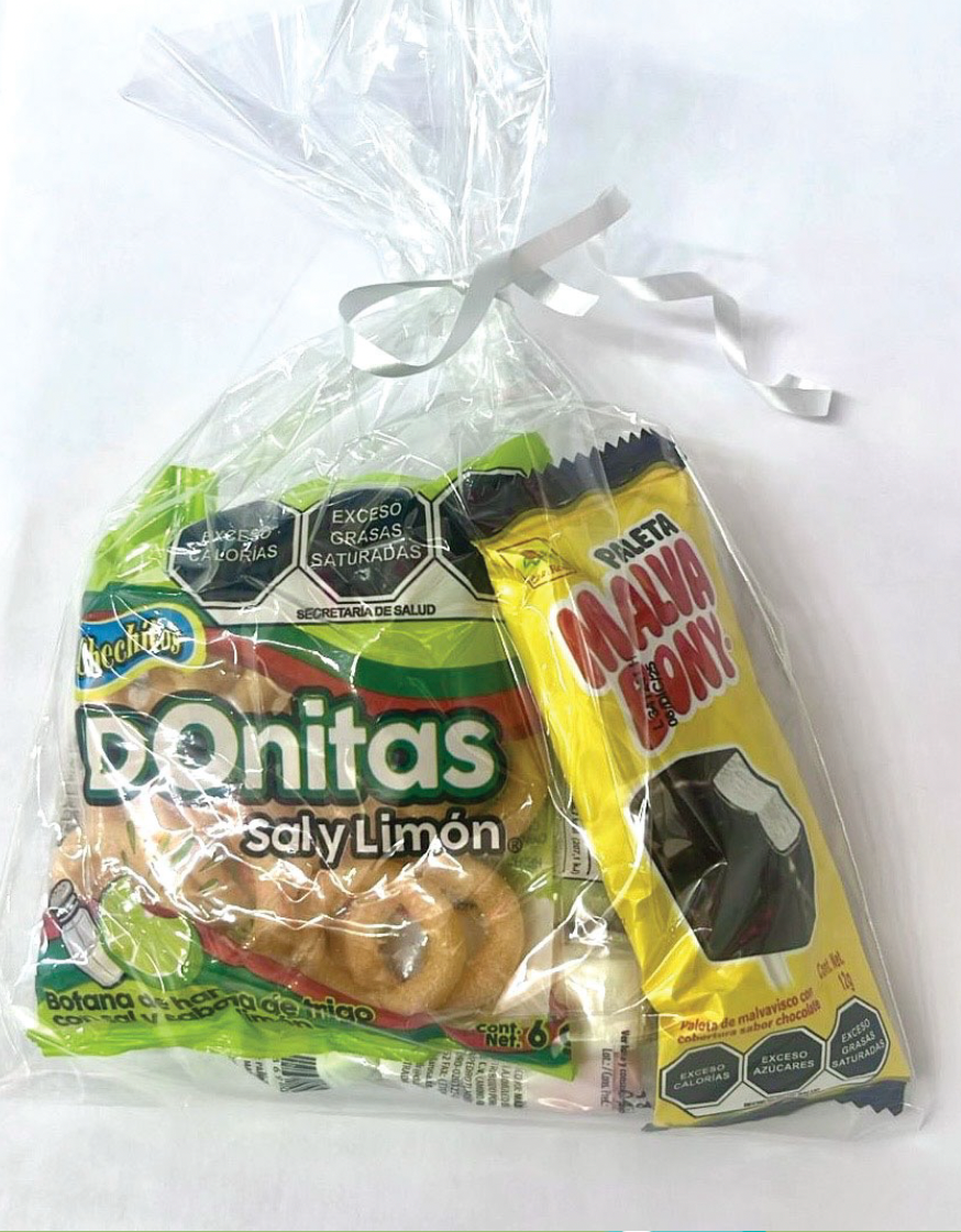 BOLSITA DE DULCES LISTON VERDE OLIVO NUM7 (BCO)