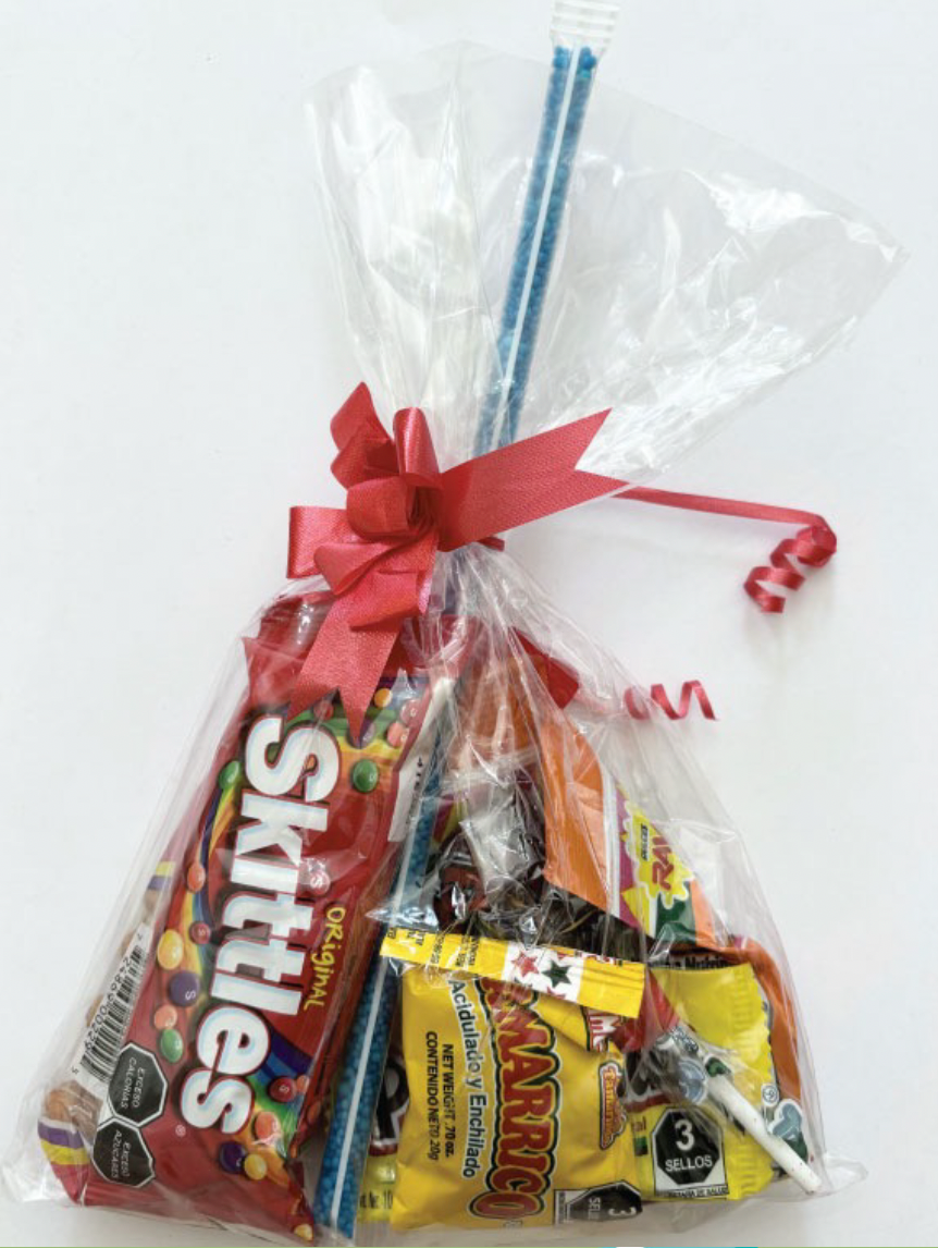 BOLSITA DE DULCES MOÑO ROJO NUM20