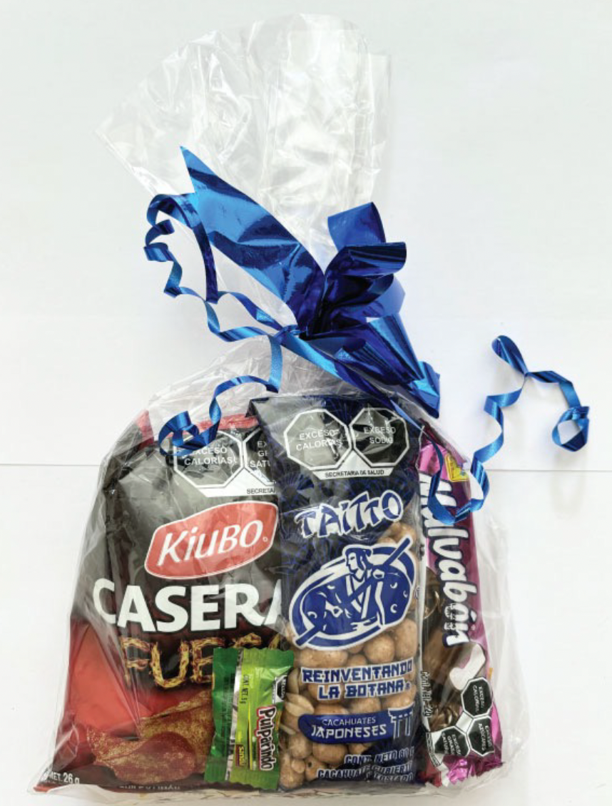 BOLSITA DE DULCES MOÑO AZUL NUM21